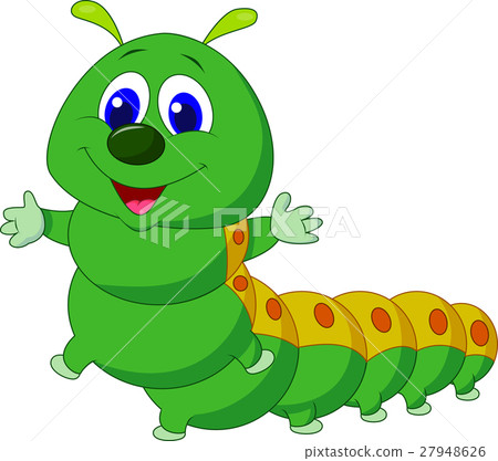 Cute caterpillar cartoon 27948626