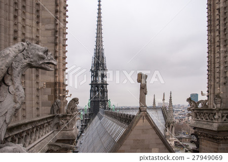 Angel and many gargoyles 27949069