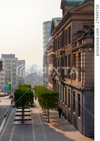 Brussels city center street Brussels city center street 27949710