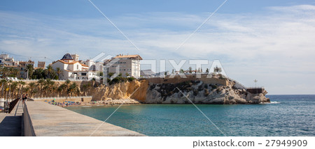 Beautiful house buildings at Spanish landscape. Beautiful house buildings at Spanish landscape. 27949909