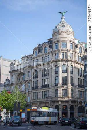 Old building in the city of Antwerp 27949974