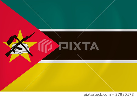Mozambique waving flag 27950178