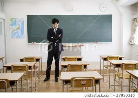 Teacher teacher classroom school classroom education thinking trouble troubling lost male study school cram school Teacher teacher classroom school classroom education thinking trouble troubling lost male study school cram school 27950310