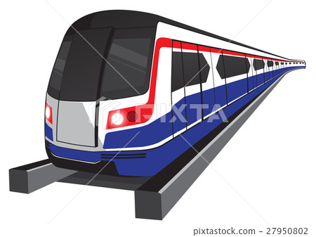 Bangkok skytrain icon vector illustration 27950802