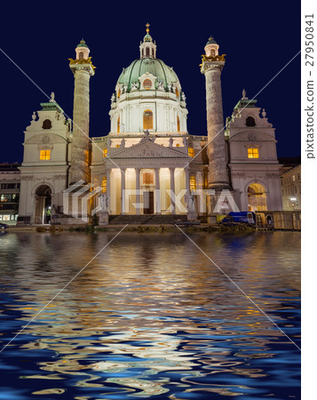 Church Karlskirche in Vienna Austria Church Karlskirche in Vienna Austria 27950841