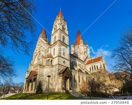 Church at Mexikoplatz in Vienna Austria Church at Mexikoplatz in Vienna Austria 27950848