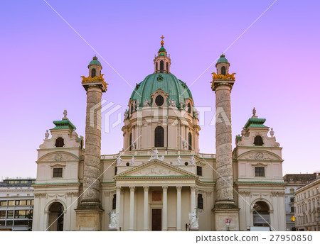 Church Karlskirche in Vienna Austria Church Karlskirche in Vienna Austria 27950850