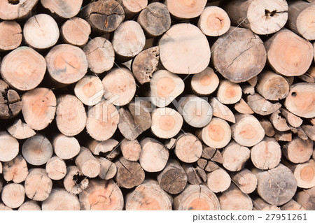 Pile of wood background Pile of wood background 27951261
