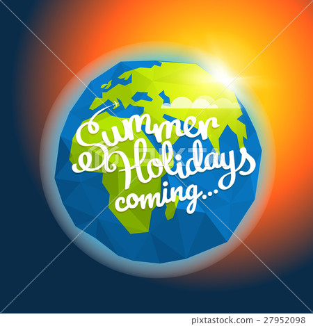 Summer travel vector illustration. Summer holidays Summer travel vector illustration. Summer holidays 27952098