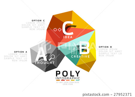 ABC infographics vector - Stock Illustration [27952371] - PIXTA