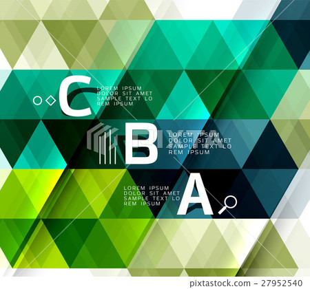 Vector triangle abstract background Vector triangle abstract background 27952540