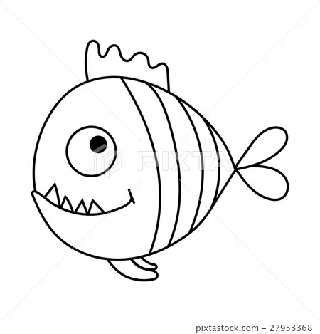 Cartoon piranha Cartoon piranha 27953368