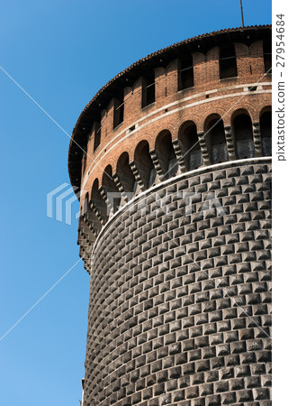 Sforza Castle in Milan Italy - Castello Sforzesco 27954684