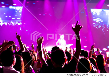 Blurred background of concert Blurred background of concert 27954837