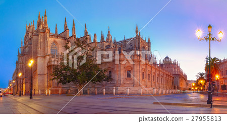 Seville Cathedral in the morning, Spain 27955813