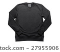 black sweatshirt isolated on white background 27955906
