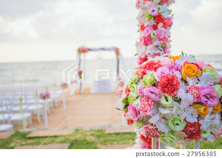 Wedding place on the beach 27956385