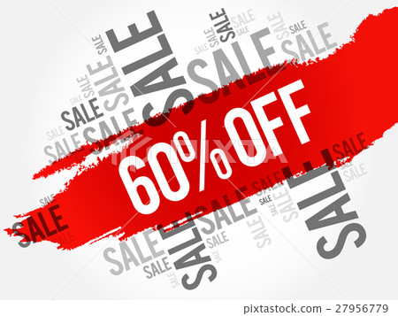 60% OFF Sale words cloud - Stock Illustration [27956779] - PIXTA