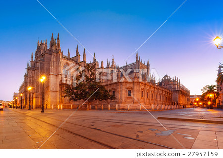 Seville Cathedral in the morning, Spain 27957159