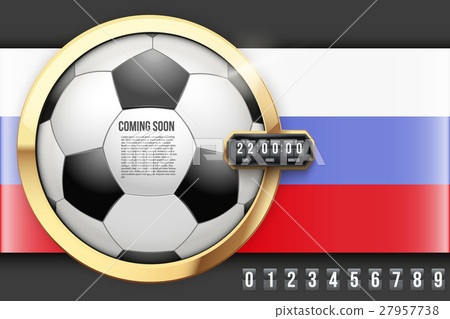 Football Coming Soon and countdown timer. 27957738