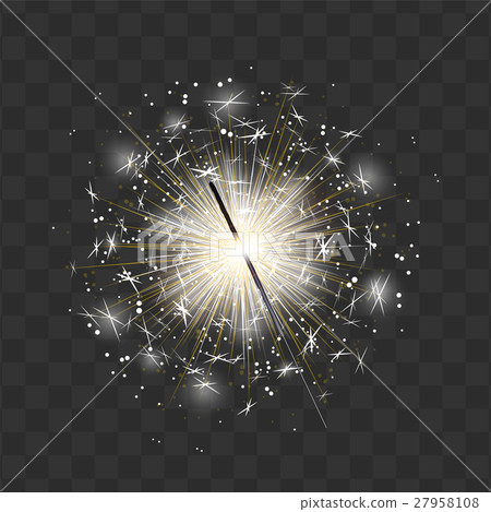 Abstract burning bengal light vector 27958108