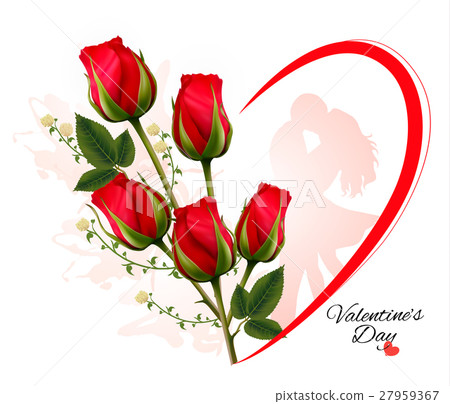 Happy Valentine's Day beautiful background 27959367