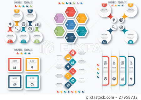 Set with infographics 27959732