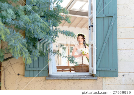 婚禮圖像，花束，婚紗禮服 27959959