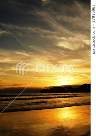 沿海日落·Takikigome海岸 27959963