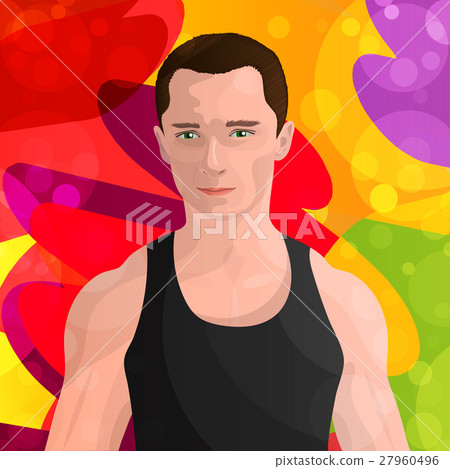 handsome guy portrait handsome guy portrait 27960496