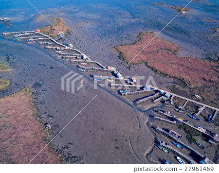 Aerial View of Old Fisherman Piers 27961469
