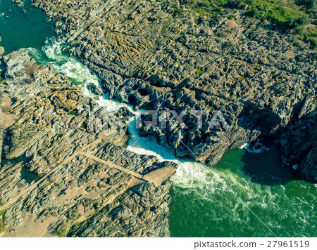 Aerial View of the Pulo do Lobo Waterfall 27961519