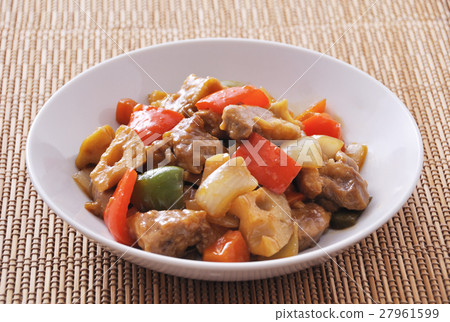 sweet and sour pork sweet and sour pork 27961599