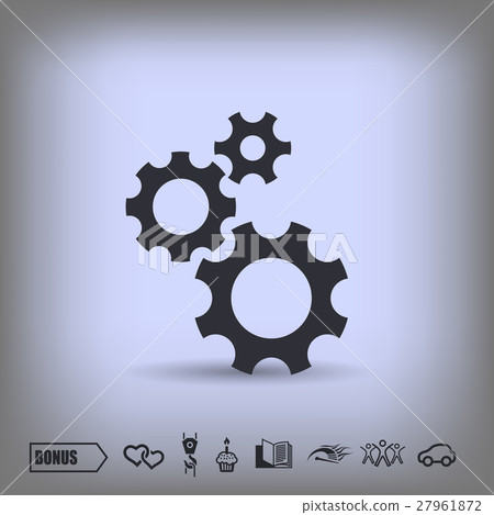 Pictograph of gear Pictograph of gear 27961872
