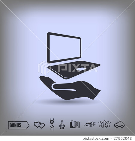 Pictograph of computer - Stock Illustration [27962048] - PIXTA