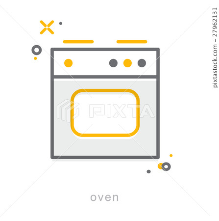 Thin line icons, Oven 27962131