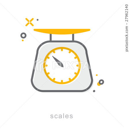 Thin line icons, Scales 27962140