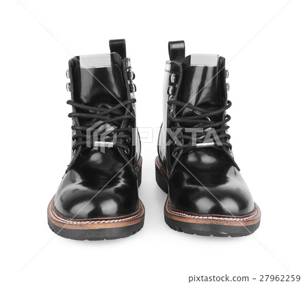 Men's Black Leather Shoes 27962259