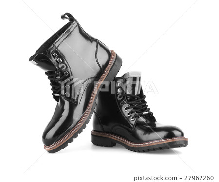 Men's Black Leather Shoes 27962260