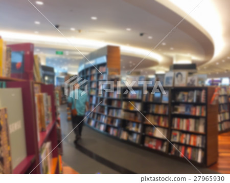 Blur image of a bookstore 27965930