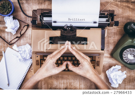 Composite image of brilliant message on a white background 27966433