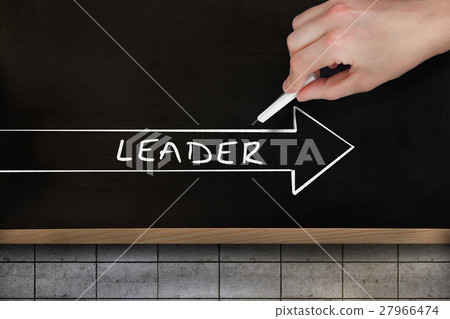 Composite image of hand writing with chalk 27966474