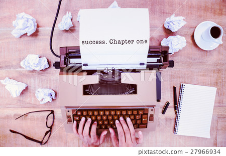 Composite image of success. chapter one message on a white background Composite image of success. chapter one message on a white background 27966934