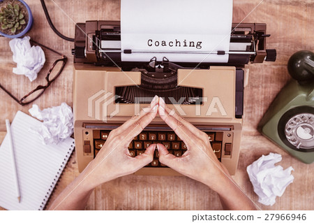 Composite image of coaching message on a white background 27966946