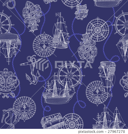 Sailboat pattern 27967278