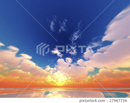 Wind and clouds with the sea 27967736