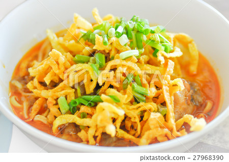 Khao Sawy ,Northern Thai Noodle Curry Soup Khao Sawy ,Northern Thai Noodle Curry Soup 27968390