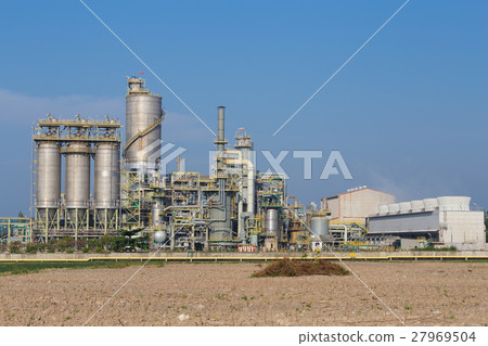 chemical industry plant with cooling tower chemical industry plant with cooling tower 27969504