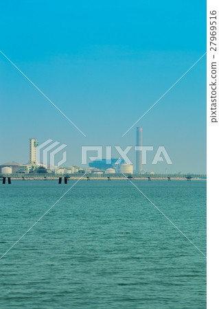 electrical power plant near the sea, Rayong electrical power plant near the sea, Rayong 27969516