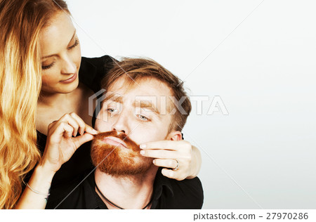 young tender couple, man and woman in love 27970286